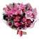 букет из роз и тюльпанов с лилией. Финляндия