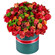композиция из роз и хризантем в шляпной коробке. Финляндия